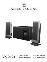 Altec Lansing VS2121 Manual do usuário