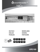 Soundmaster UR2160 Manual do usuário