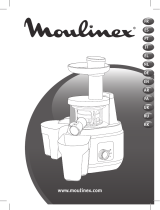 Moulinex Extracteur De Jus Lent 0.8l 150w Rouge - Zu150510 Manual do proprietário