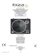 Ibiza Sound PLATINE-DISQUES USB (LP200) Manual do usuário