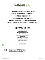 Ibiza Sound DJM90USB-BT Manual do proprietário
