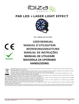 Ibiza Light LEDPAR-LAS Manual do proprietário
