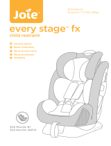 Joie Everystage FX Group 0+/1/2/3 ISOFIX Car Seat Manual do usuário