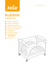 Joie Kubbie Compact Travel Cot Manual do usuário