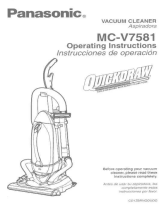 Panasonic MC-V7581 Manual do proprietário