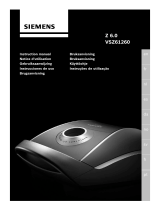 Siemens Z 6.0 VSZ61265 Manual do usuário