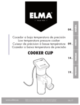 Elma Cocedor a baja temperatura de precisión Cooker Clip Manual do proprietário