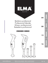Elma Crusher Series 220W, velocidad variable (motor+brazo 16 cm) Manual do proprietário