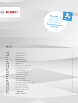 Bosch BGL35MON12/01 Instruções de operação