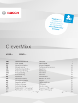 Bosch CleverMixx MSM1 Serie Manual do usuário