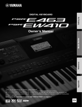 Yamaha PSR-EW410 Manual do proprietário