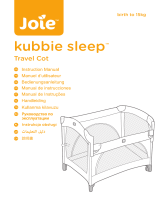 Joie Kubbie Sleep Compact Travel Cot Manual do usuário