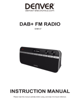 Denver Electronics DAB-47 Manual do proprietário