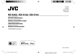 JVC KD-X262 Manual do proprietário