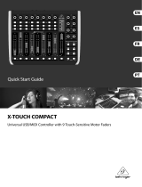 Behringer X-TOUCH COMPACT Guia rápido