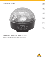 Behringer Eurolight Diamond Dome Guia rápido