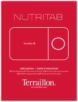 Terraillon Connéctée NUTRITAB Cranberry Manual do proprietário