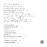Xiaomi Mi Air Purifier 3C EU (BHR4518GL) Manual do usuário