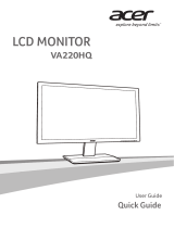 Acer VA220HQ Manual do usuário