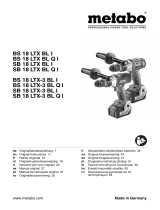 Metabo BS 18 LTX BL I (602350650) Manual do usuário