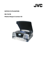 JVC RD-F327B Manual do proprietário