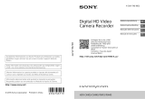 Sony HDRCX405B Manual do proprietário