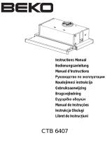 Beko CTB 6407 X Manual do proprietário