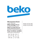 Beko MGB 25332 BG Manual do proprietário