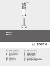 Bosch MSM67160 ERGOMIXX Manual do proprietário