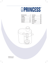 Princess JUICE EXTRACTOR 202040 Manual do proprietário