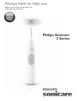 Philips SONICARE SERIE 2 PLAQUE DEFENCE HX6232/02 Manual do proprietário