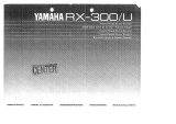 Yamaha RX-300U Manual do proprietário