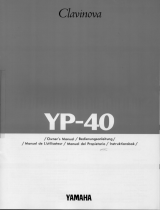 Yamaha YP-40 Manual do proprietário