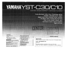 Yamaha YST-C30 Manual do proprietário