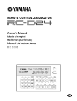 Yamaha RC-D24 Manual do proprietário