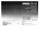 Yamaha R-9 Manual do proprietário
