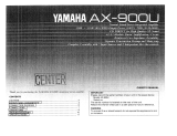 Yamaha AX-900 Manual do proprietário