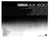 Yamaha AX-630 Manual do proprietário