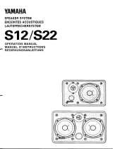 Yamaha S12 Manual do proprietário