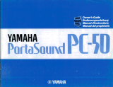 Yamaha PC-50 Manual do proprietário