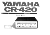 Yamaha CR-420 Manual do usuário