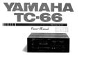 Yamaha TC-66 Manual do proprietário