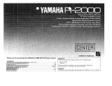 Yamaha R-2000 Manual do proprietário