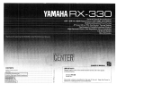 Yamaha RX-330 Manual do proprietário