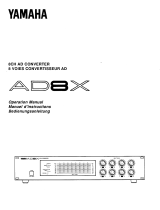 Yamaha AD8X Manual do proprietário