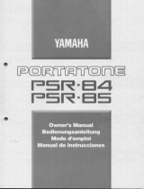 Yamaha PSR-85 Manual do proprietário