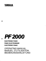 Yamaha PF2000 Manual do proprietário