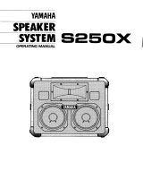 Yamaha S250X Manual do proprietário