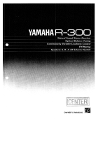 Yamaha RX-300 Manual do proprietário