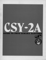 Yamaha CSY-2A Manual do proprietário